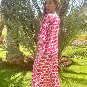 Pink Mandala Abaya