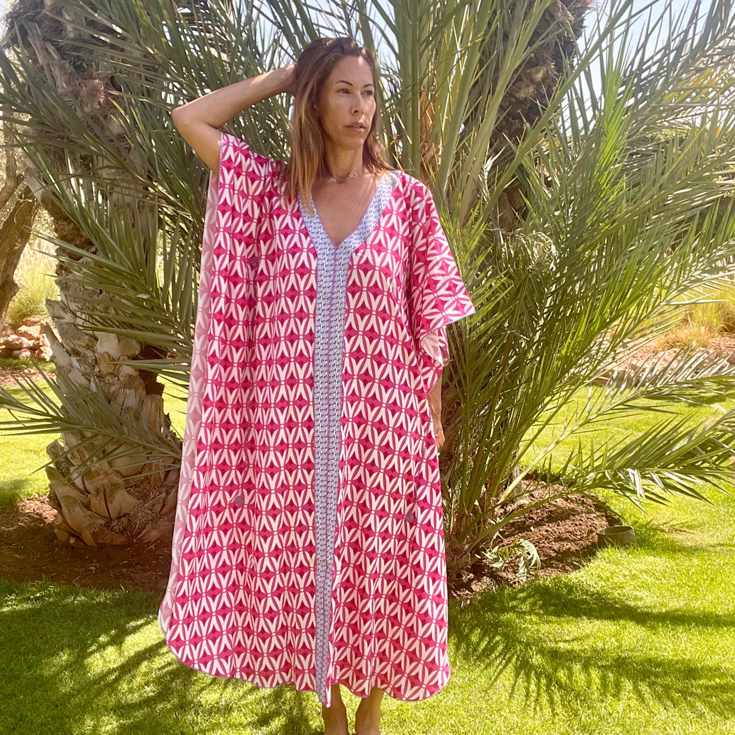 Pink Mandala Abaya